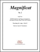 Magnificat SATB choral sheet music cover